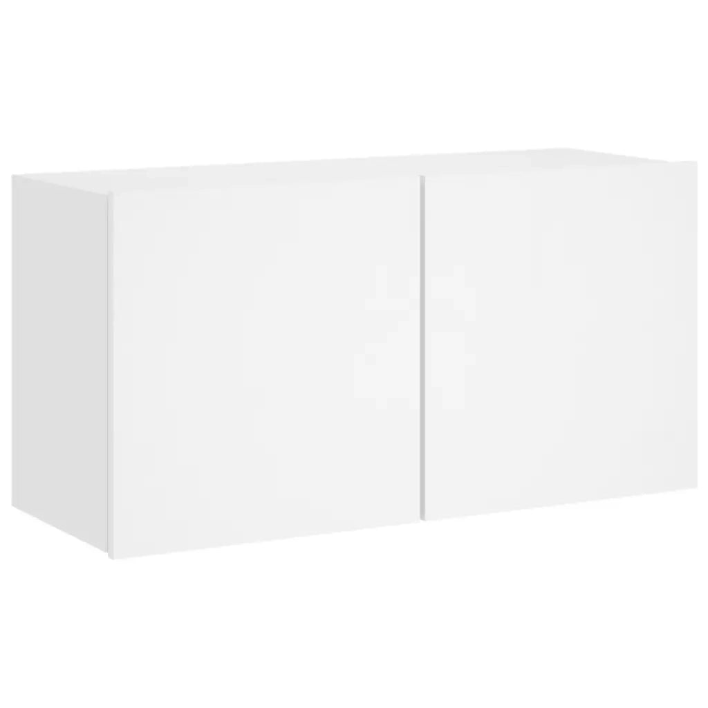 Mobile TV a Parete Bianco 80x30x41 cm 836952
