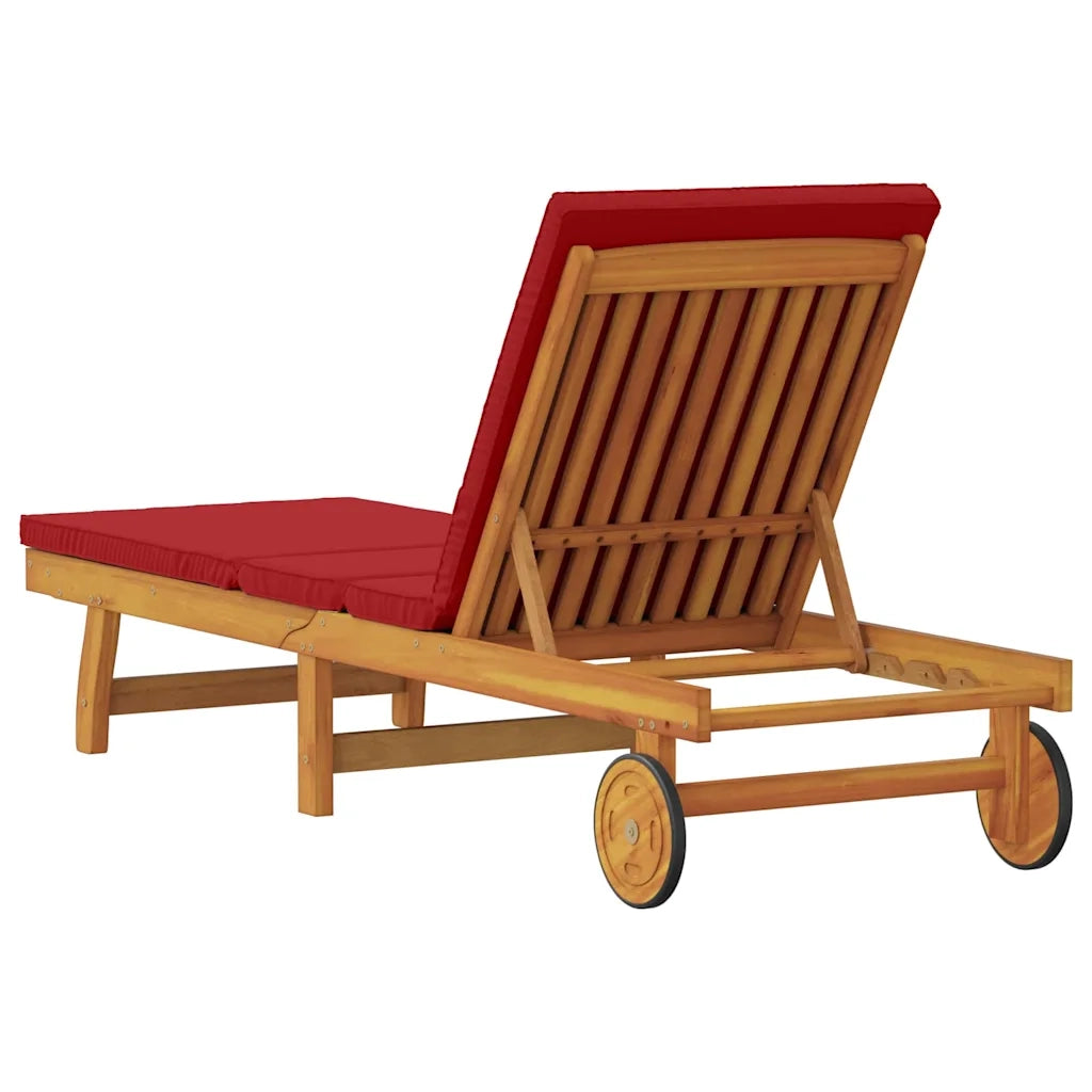 Lettino da sole Marrone 199 x 63 x 85 cm 4105539