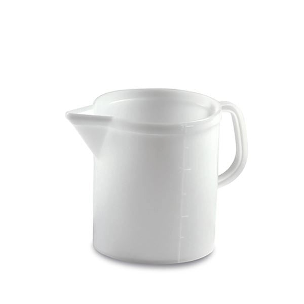 Caraffa Brocca in Plastica Graduata Bianca 3 Litri