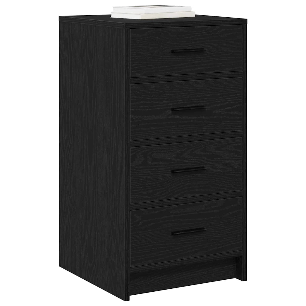 Credenza Rovere nero 40 x 41 x 75 cm Legno multistrato 865056