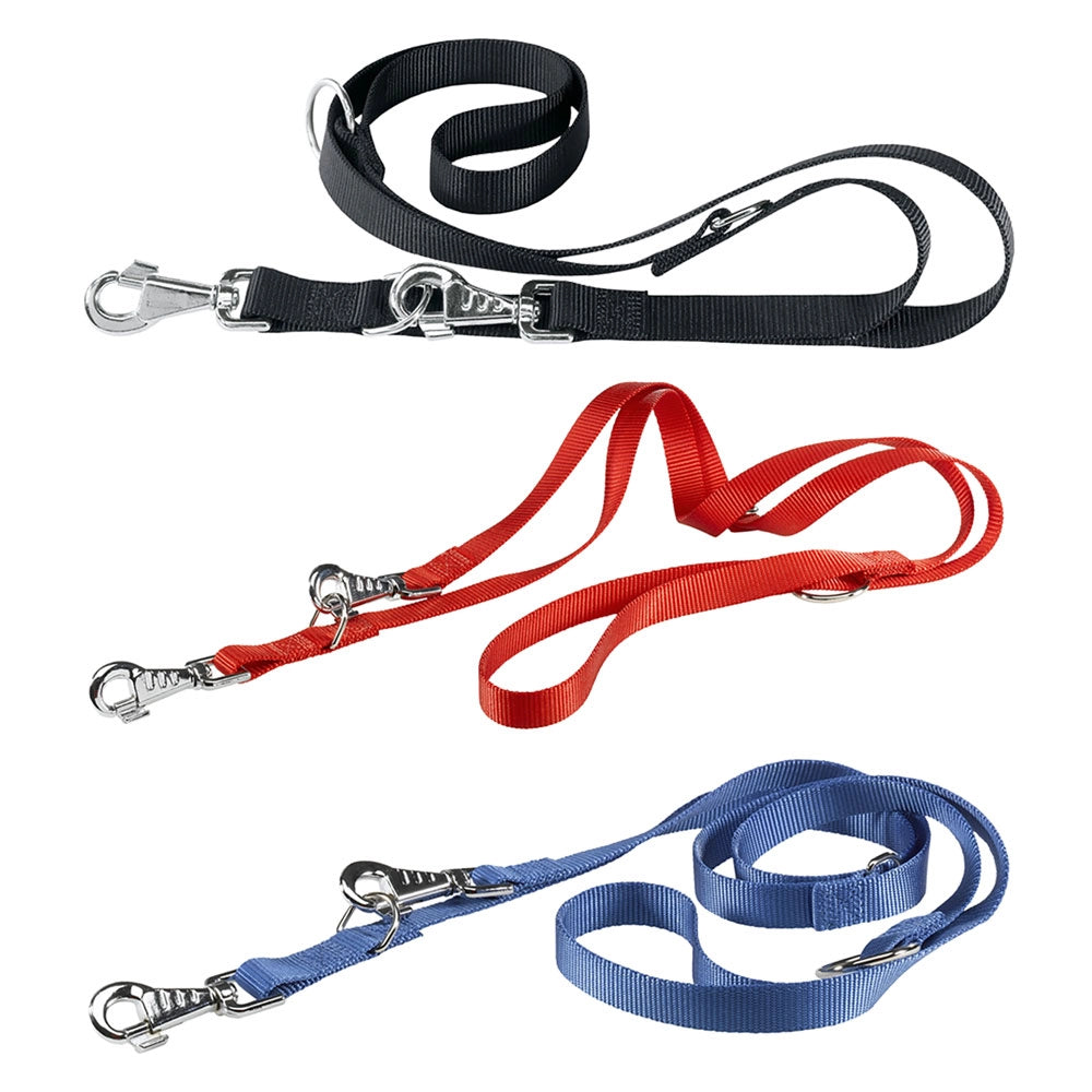 GUINZAGLIO ADDESTRAMENTO PER CANE 'CLUB GA' cm 200  x mm 20 - nero- 2 pezzi  - FERPLAST