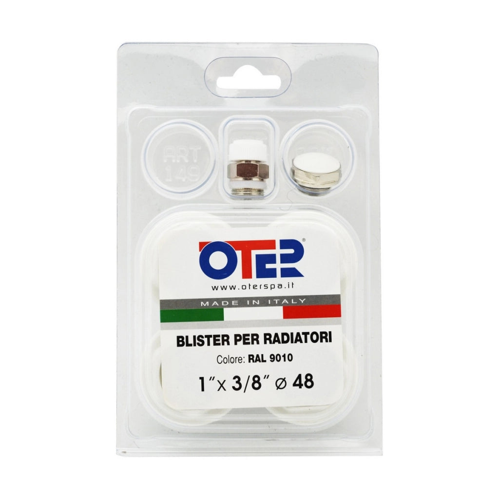 KIT BLISTER PER RADIATORI IN GHISA- FL 48    1 x 3/8- OTER- pezzi 1