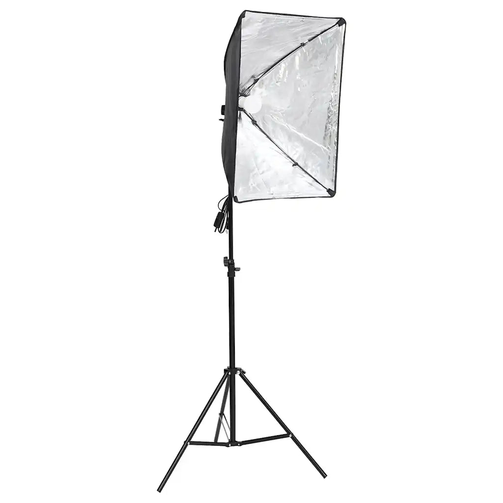 Kit per Studio Fotografico con Luce Softbox e Fondale 3094671