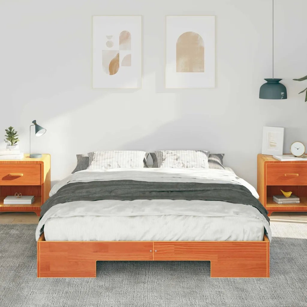 Struttura del letto-Giroletto Marrone 150 x 200 cm 679751