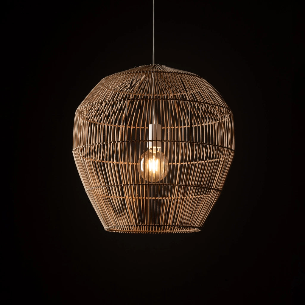 Lampada a sospensione in bambù Haiti M E27 25W Nowodvorski