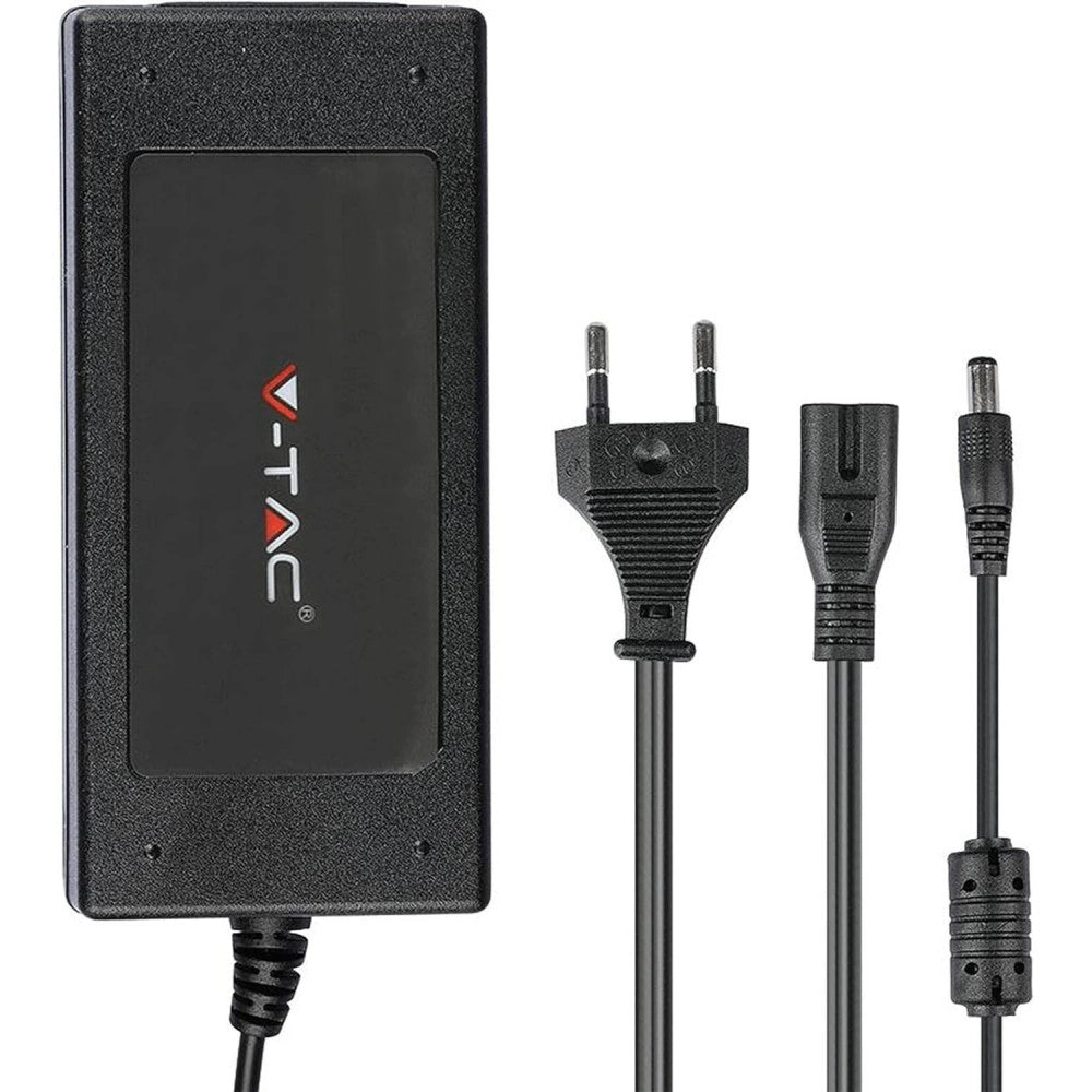 Trade Shop - Alimentatore 12v 78w 6,5a Con Jack 2.1 Ip44 Plug&play Spina A 2 Poli Input 220v -