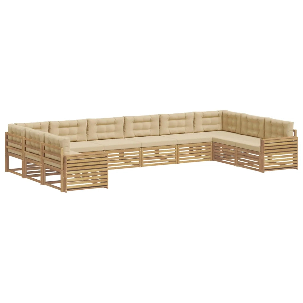 Set divani Legno di Acacia Massello 3391243