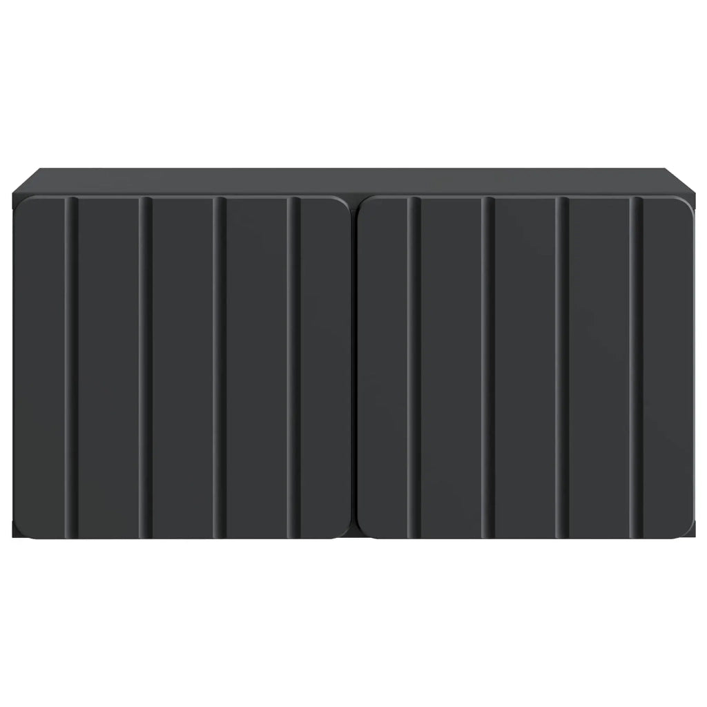 Mobile TV da Muro | Armadietto TV | Mobile Porta TV Nero 59,5 x 31 x 30 cm