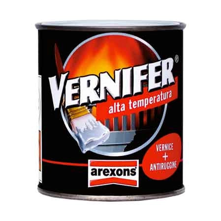 SMALTO ALTA TEMPERATURA 'VERNIFER' 500 ml - Nero satinato - AREXONS