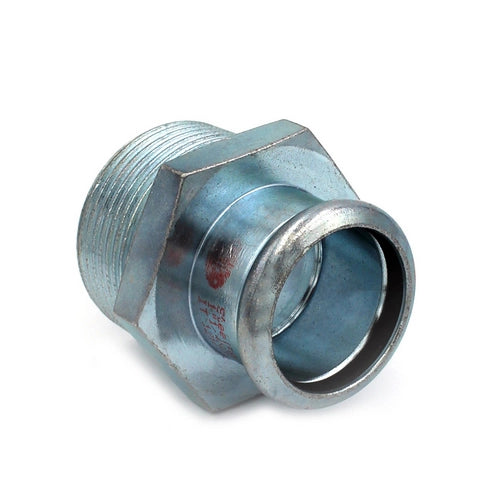 MANICOTTO MISTO FILETTO MASCHIO A PRESSARE IN ACCIAIO AL CARBONIO- 1 x 28- R.M.- pezzi 1