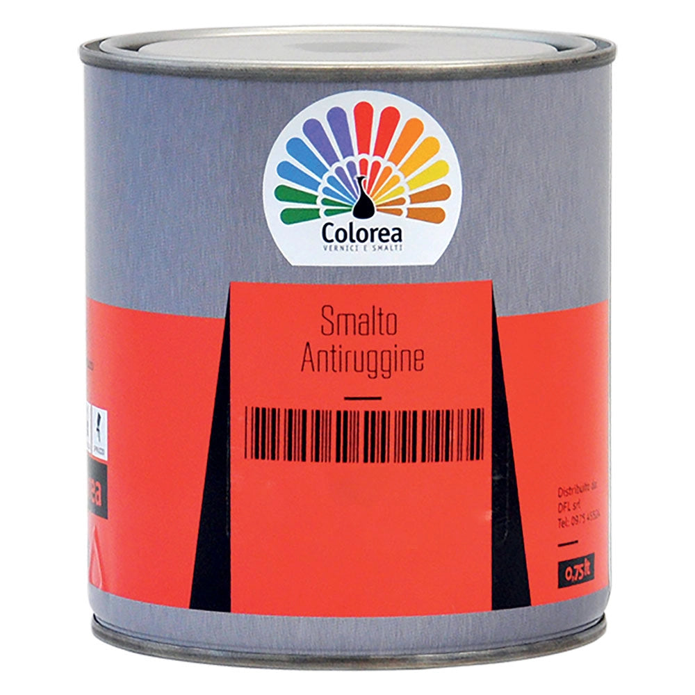 SMALTO ANTIRUGGINE 'COLOREA' Lt. 0,750 Antracite- 6 pezzi  - COLOREA