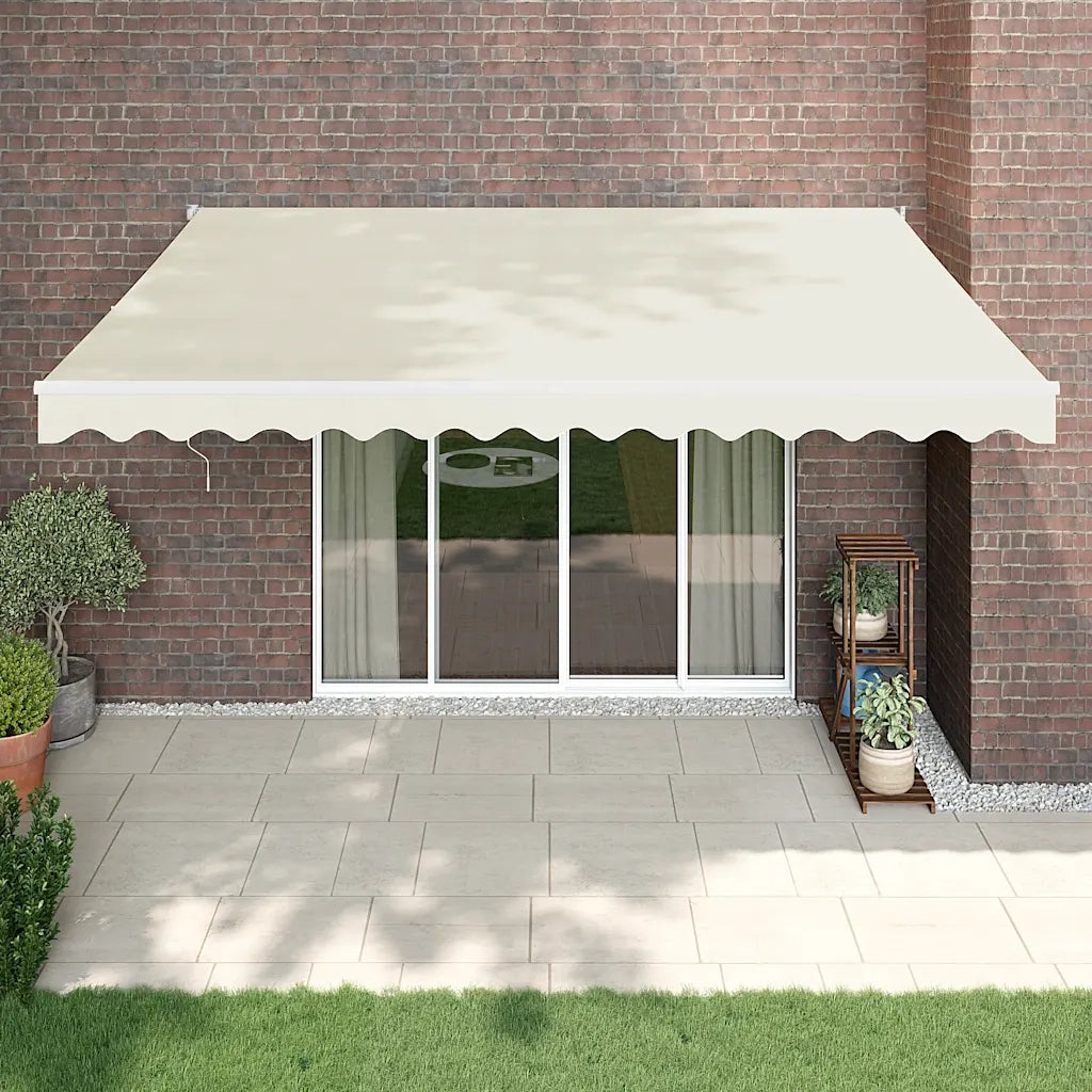 Tenda Sole Automatica Retrattile Crema 4x3 m 3154478