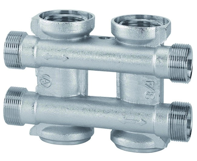 COLLETTORE COMPLANARE IN OTTONE PER RISCALDAMENTO 3/4 2x2   ARTECLIMA S.R.L.