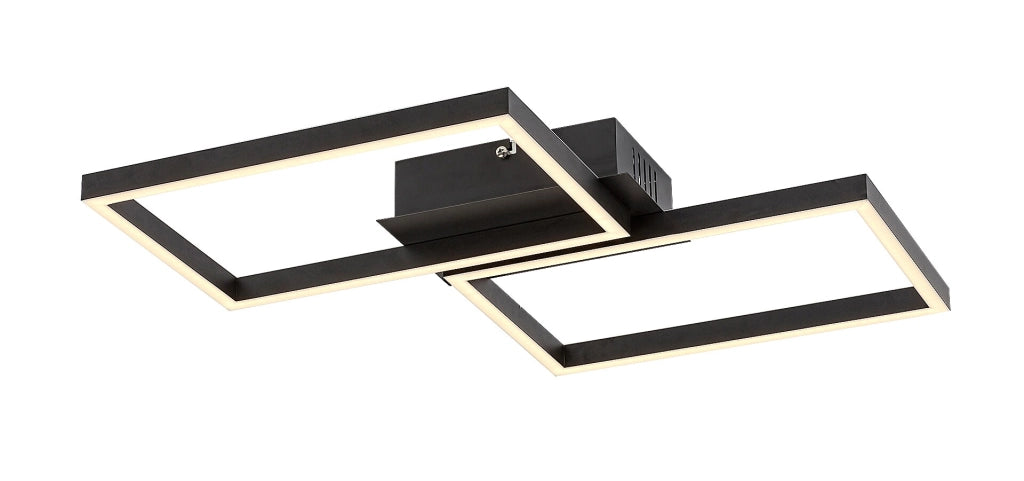 Plafoniera LED 40W RGB dimmerabile nera Rabalux 71032