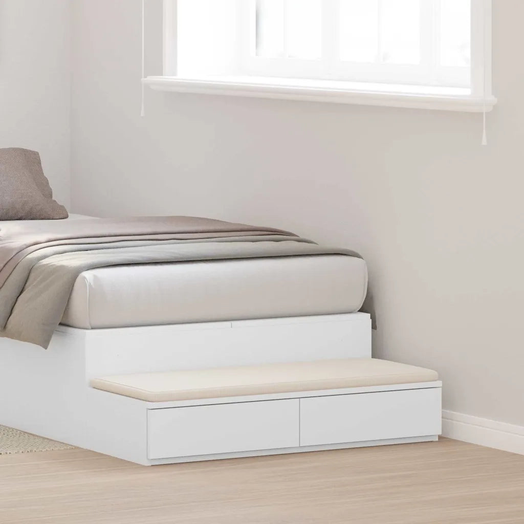 Cassetti per letto Bianco 80 x 36,5 x 16,5 cm Legno multistrato 866923