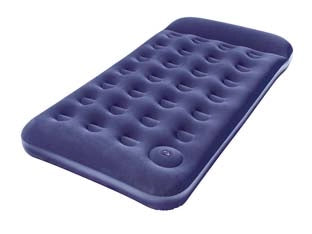 MATERASSO GONFIABILE PESANTE CON CUSCINO E POMPA INCORPORATA  cm.188x99x28h.  peso Kg.2,9 (art.67224)    BESTWAY