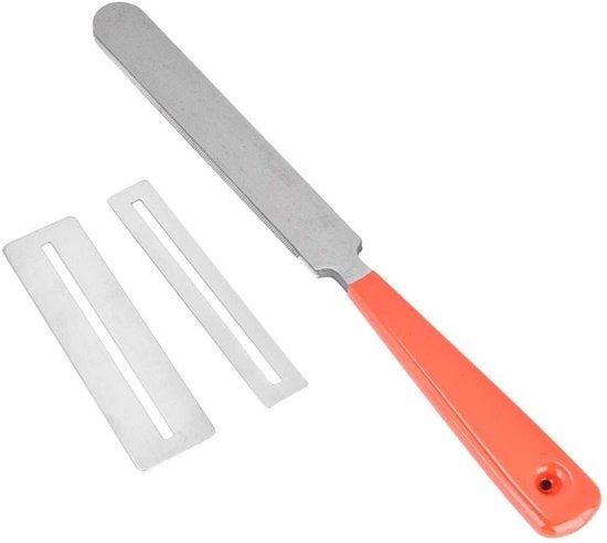 Strumentazione per chitarra - Manutenzione chitarra - Kit di protezione per la tastiera - Set di viti - Kit di utensili per chitarra - Metodo di smontaggio e montaggio - Strumento per levigare la chitarra