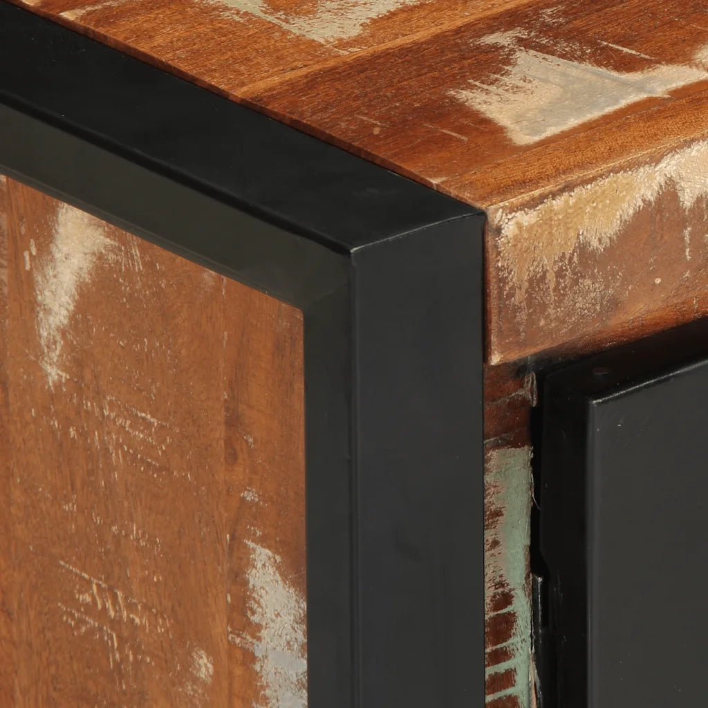 Tavolino salotto | Tavolino da caff¨¨ | Tavolino da Soggiorno Multicolore 90x50x36cm Legno Massello Recupero