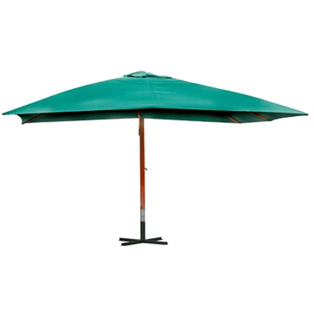 Ombrellone a Sbalzo Melia 300 x 400 cm Verde 40079
