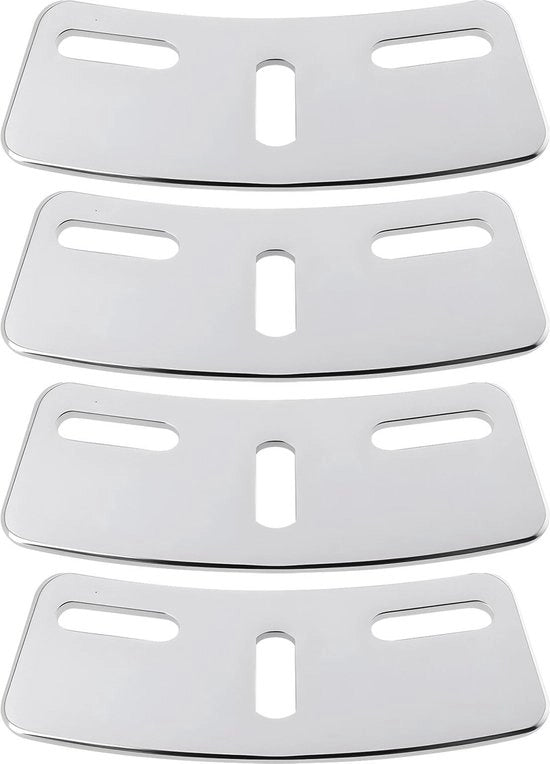 Set di 4 Piastre di Montaggio a Tre Fori per Resonatore a Nastro R1742