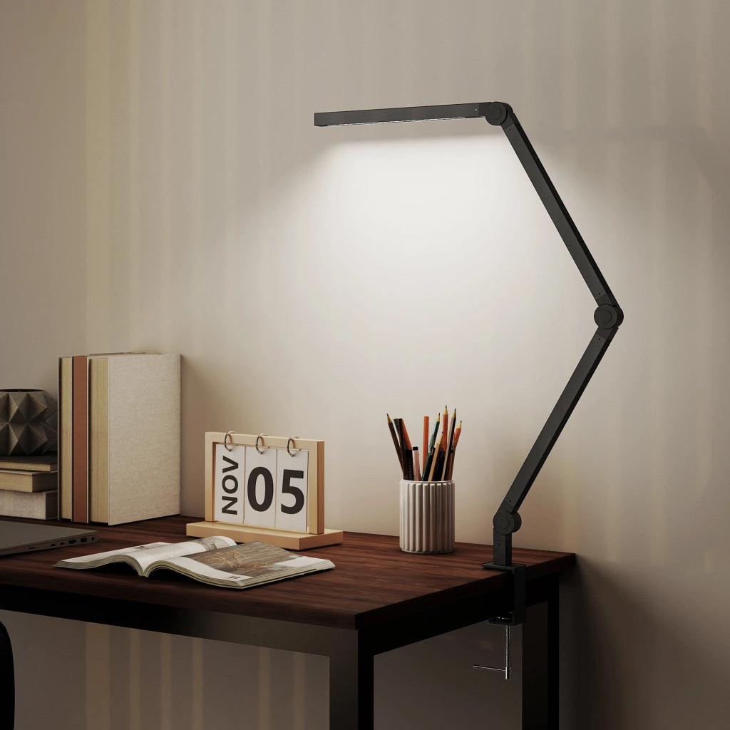 Lampada da scrivania LED regolabile ¨C Xylo ¨C 96 LED, luce regolabile, nero