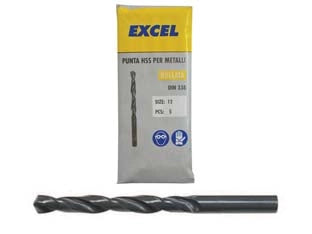PUNTE HSS RULLATE PER FERRO- - ø mm.3 - 10 pezzi EXCEL