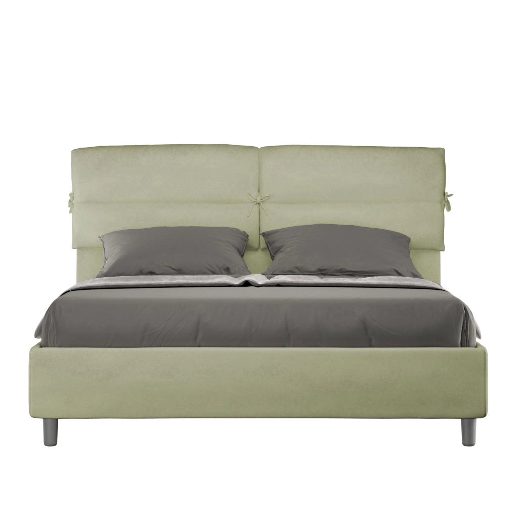 Letto Matrimoniale 160x210 cm Senza Rete Nandy Tè verde