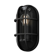 Maytoni Applique moderna Candle 1 luce E27 IP65 nero alluminio