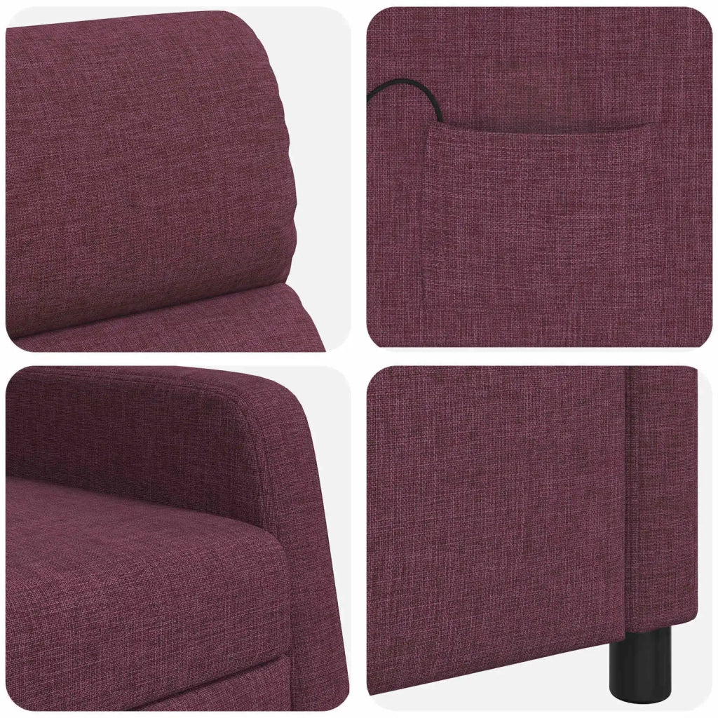 Poltrona Massaggiante Viola Tessuto 42035068