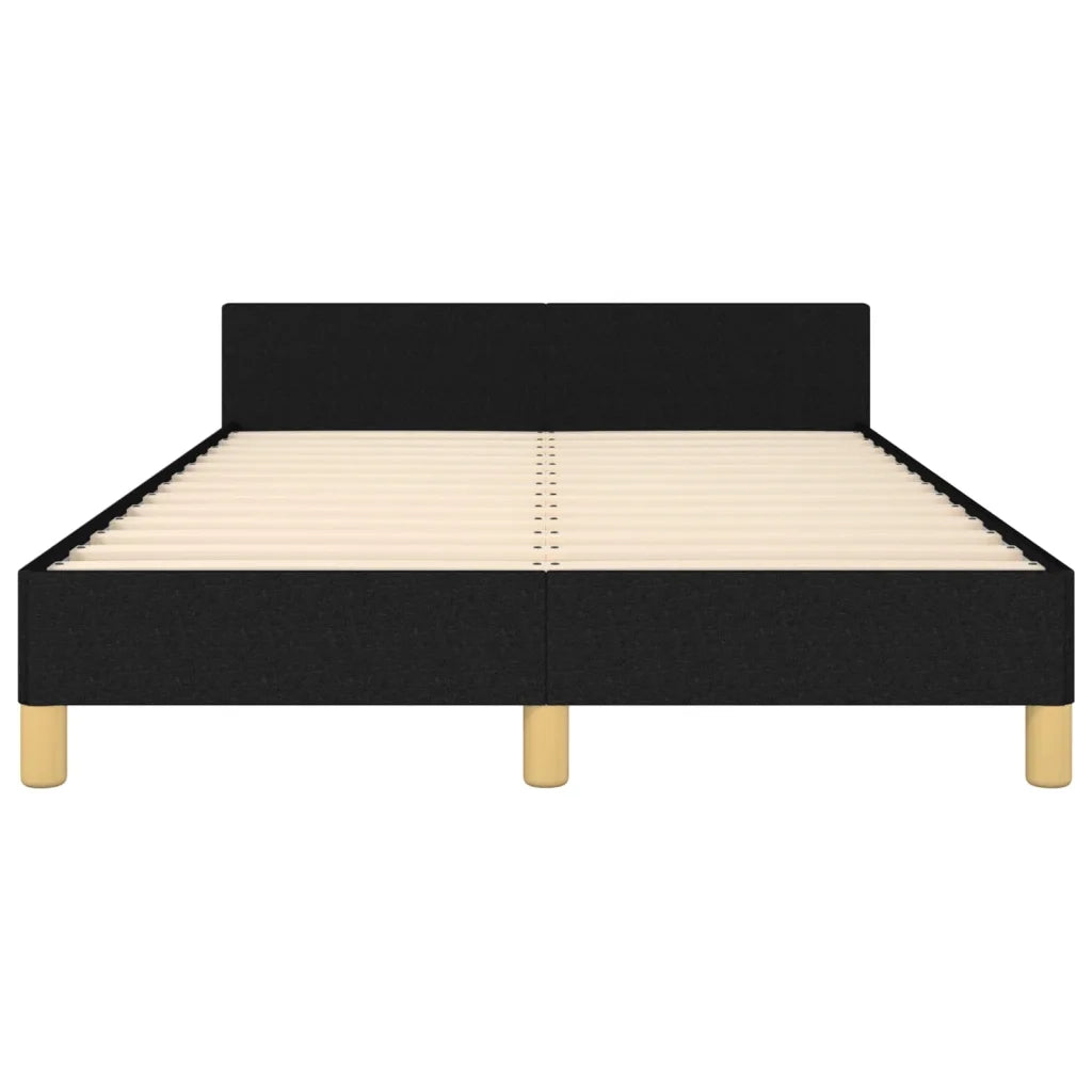 Giroletto senza Materasso Nero 120x200 cm Tessuto