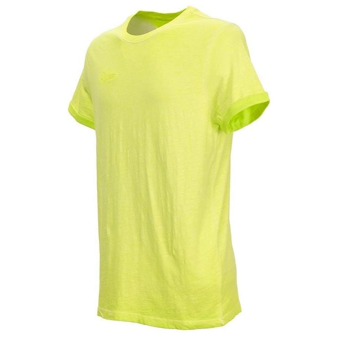 U-Power EY195YF Fluo Maglietta alta visibilita' manica corta girocollo cotone Slim Fit 145 g-m² taglia 2XL colore Giallo Fluo