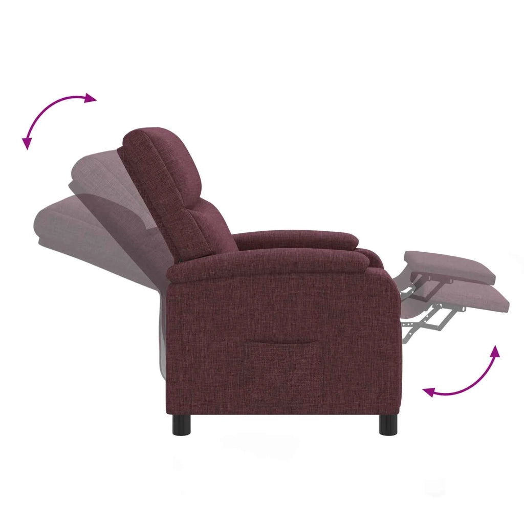Poltrona Massaggiante Viola Tessuto 42035020