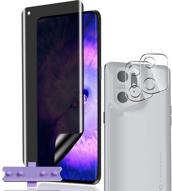 Schermo di protezione con funzione anti-Spy - Pellicola di protezione - Protezione in plexiglass - Montaggio facile - TPU morbido - 1 pezzo - Filtro di privacy