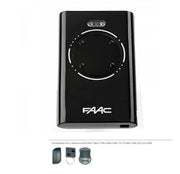 TELECOMANDO TRASMETTITORE FAAC T4 DL4 DL2 XT4 868 SLH ROLLING CODE 7870101 NERO