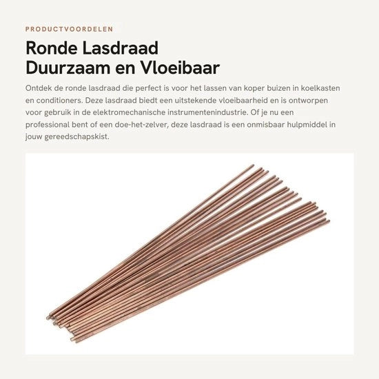 Lasdraad Ronde Duurzaam e Vloeibile - Adatto per Frigoriferi e Condizionatori - Realizzato in Ottimo Coperchio - Ideale per Applicazioni Elettromeccaniche - Materiale: Coperchio di Alta Qualità