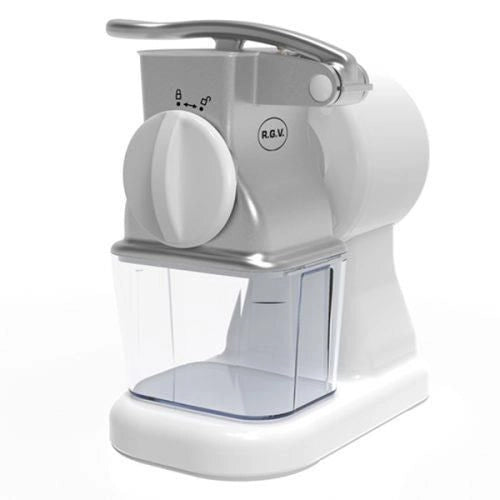 RGV ROBUSTA JUNIOR Grattugia elettrica a rullo 150 W rullo acciaio inox contenitore salvafreschezza lavastoviglie colore Bianco