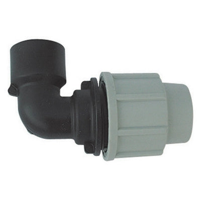 GOMITO A 90  ° FEMMINA PLASSON PER TUBO POLIETILENE- 11/4 x 40- PLASS- pezzi 1