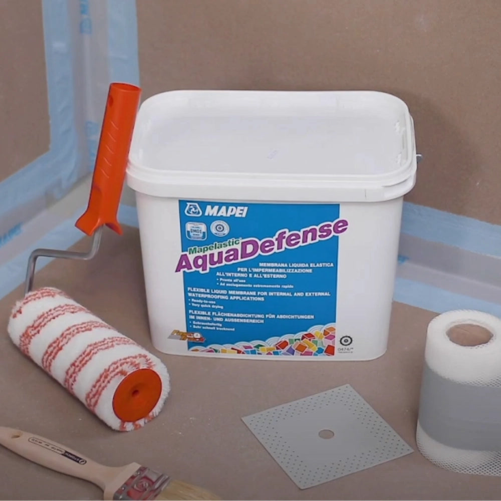 Membrana liquida elastica impermealizzante rivestimenti mapelastic aquadefense *** formato 15 kg, confezione 1