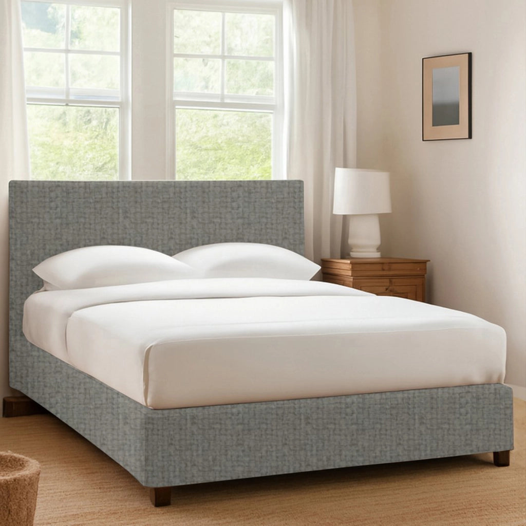 Dagenham, Letto Singolo Sfoderabile Made in Italy, Grigio Cenere