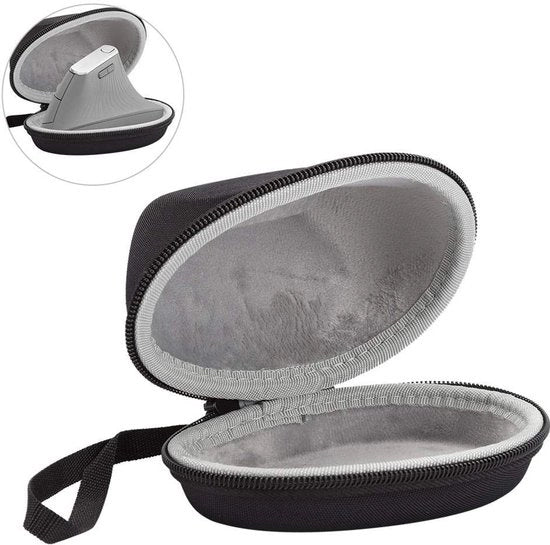 Custodia di protezione rigida EVA - Custodia per mouse verticale - Impermeabile - Resistente alla polvere - Tasca di stoccaggio - Cinturino per polso comodo - Tasca per oggetti