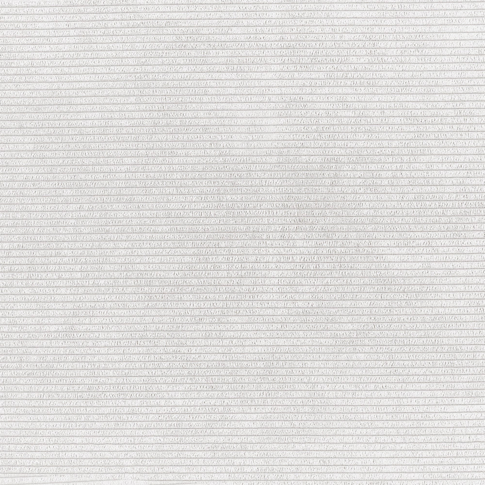 Divano componibile a 2 posti rivestito con velluto bianco stile moderno
