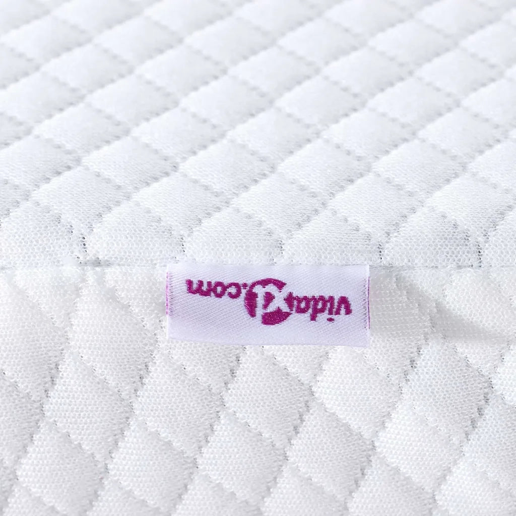 Topper per materasso Bianco 160 x 200 cm Tessuto Jacquard 4106228