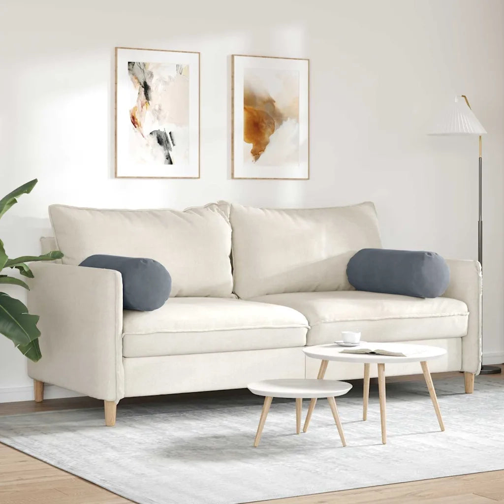 Cuscini a rullo 2 pcs Grigio scuro Ø 25 x 70 cm 42014329