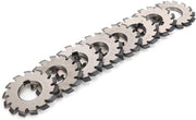Set di Freni a Cassetta 8 pezzi - Freni a Cassetta Completo - Trapano a Serratura Rapida - Diametro Esterno 55 mm - Angolo di Pressione 14,5° - Adatto per Freni a Cassetta