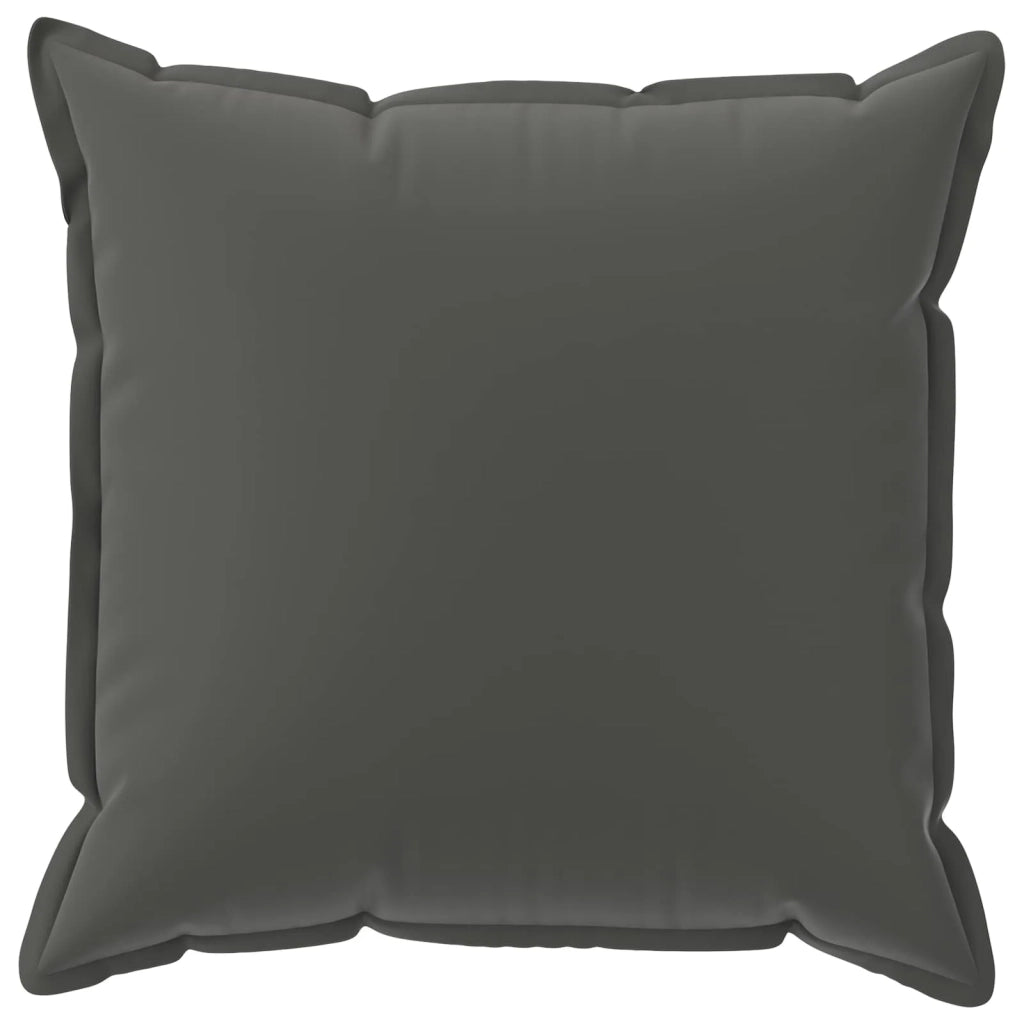Federa 6 pcs HOUTEN Antracite 65 x 65 cm Poliestere 921098