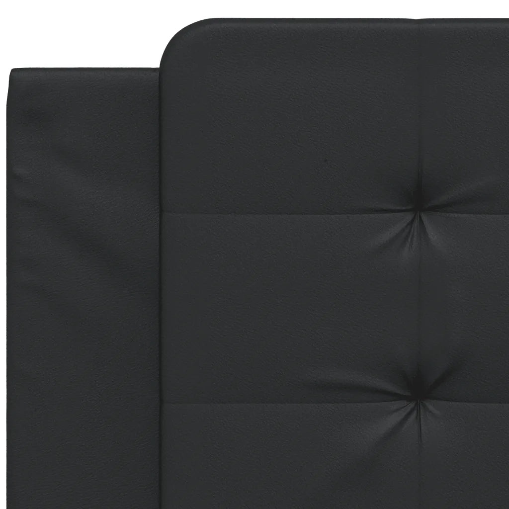 Cuscino Testiera Zadar Nero 100 cm in Similpelle 374843