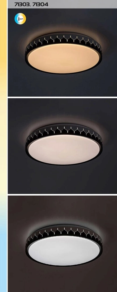 Plafoniera LED Rabalux Malin Ø40 24W CCT telecomando