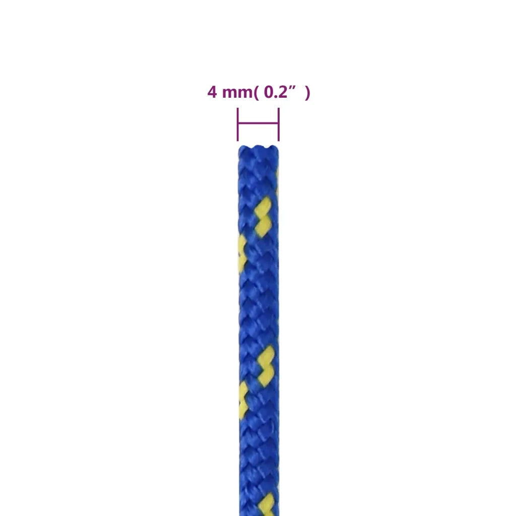 Corda | Fune per barca Blu 4 mm 50 m in Polipropilene