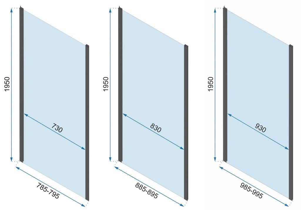 Cabina Doccia A Parete Rea Rapid Slide Chrome 120x100