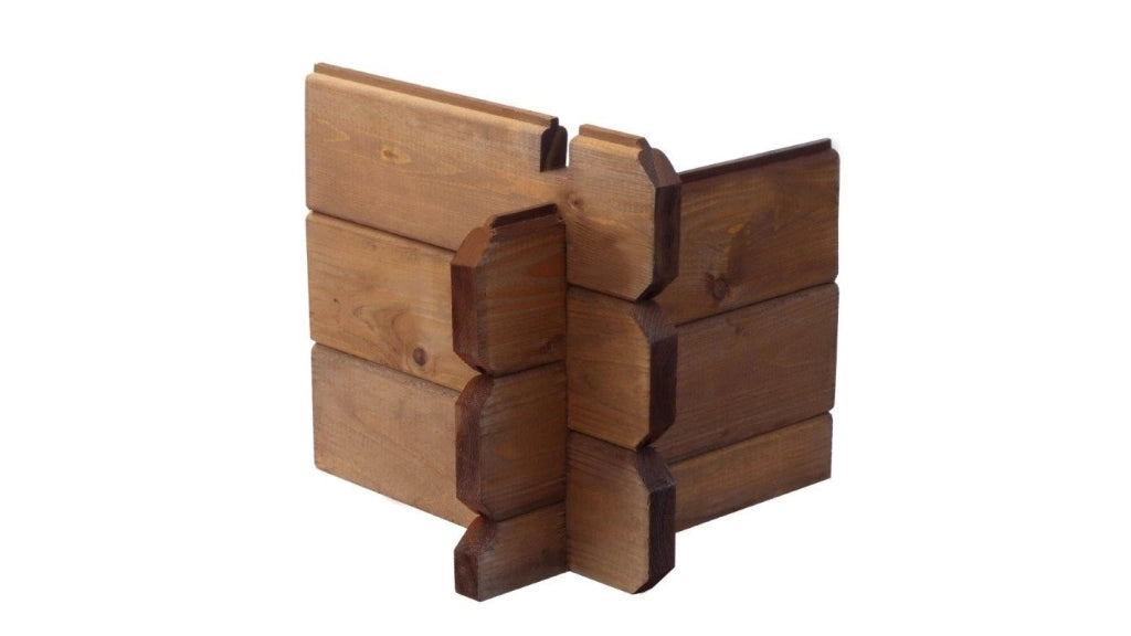 Veranda - 9m2 - 3m x 3m - impregnata - colore: marrone - DOM540 - ALTANKA